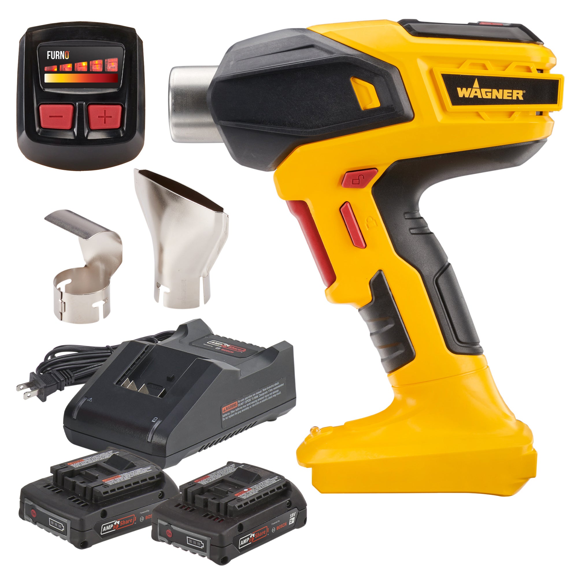 FURNO 550 18V Cordless Heat Gun w/ 2 Batteries Image:2