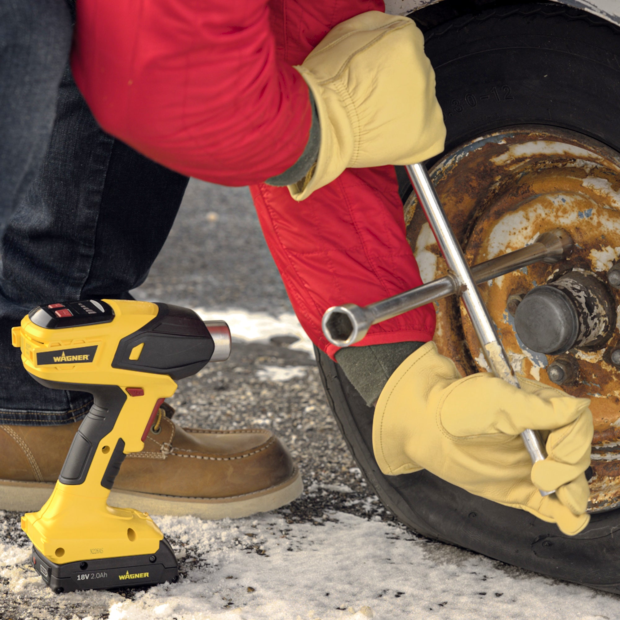 FURNO 550 18V Cordless Heat Gun w/ 1 Battery Image:13