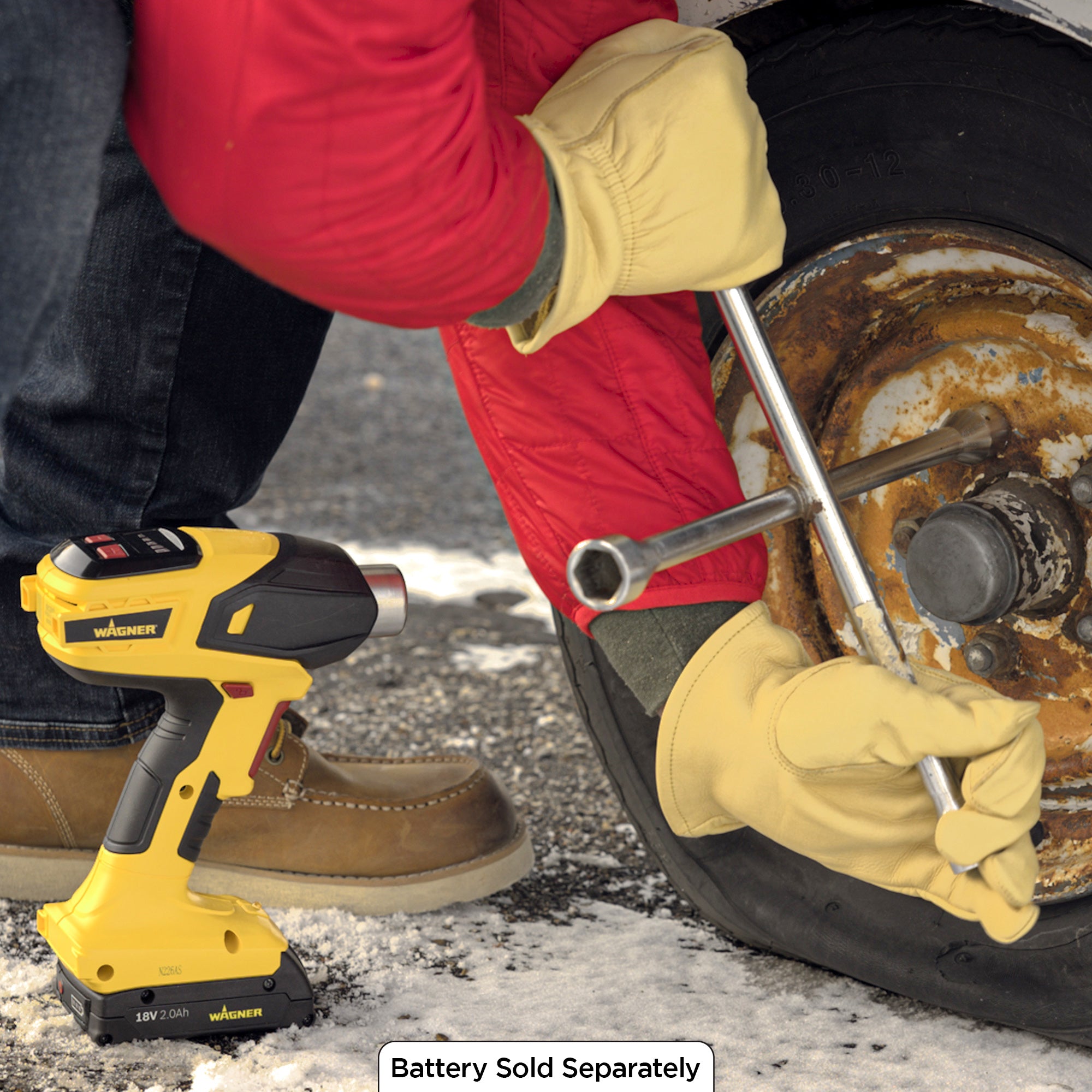 FURNO 550 18V Cordless Heat Gun – Tool Only Image:13