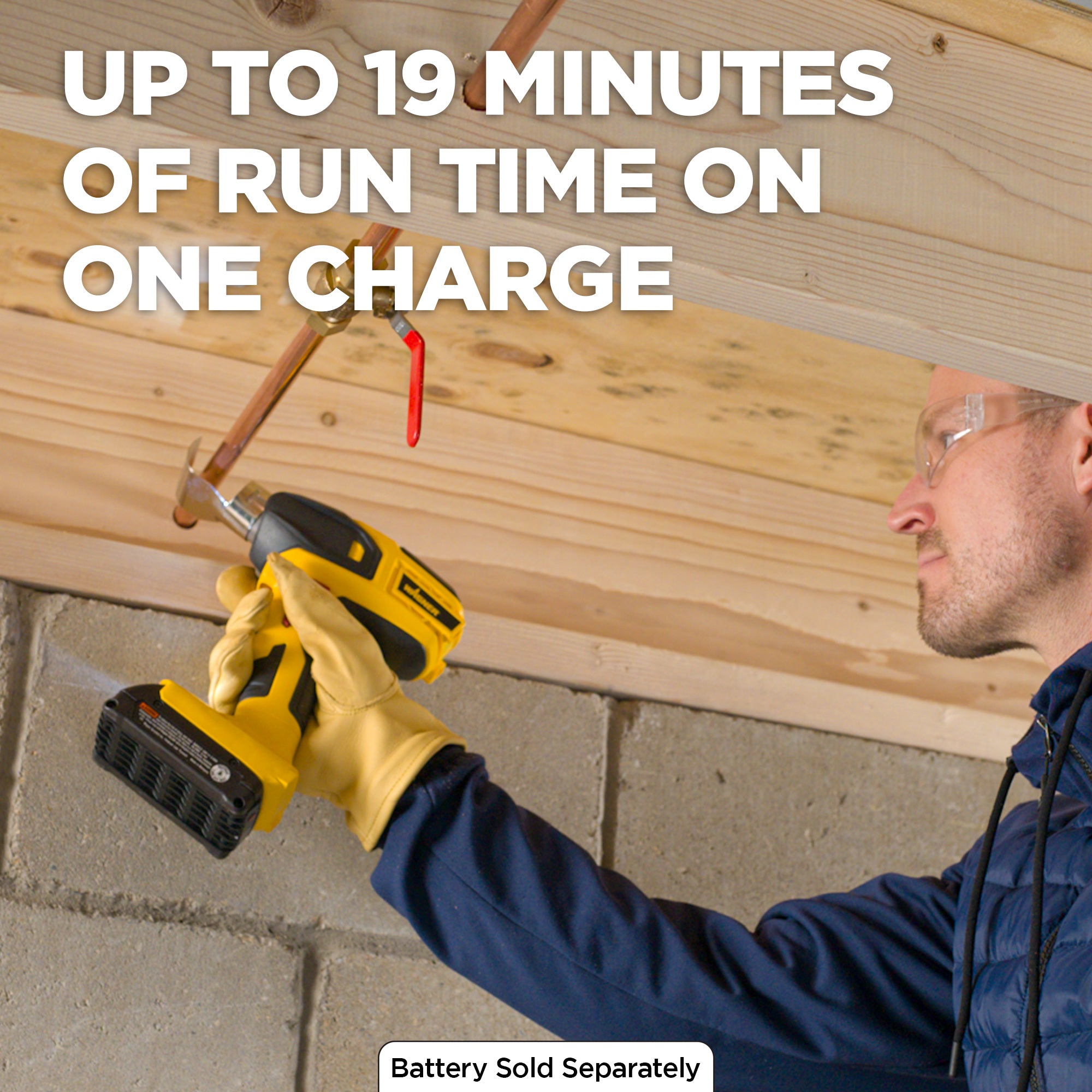 FURNO 550 18V Cordless Heat Gun – Tool Only Image:6