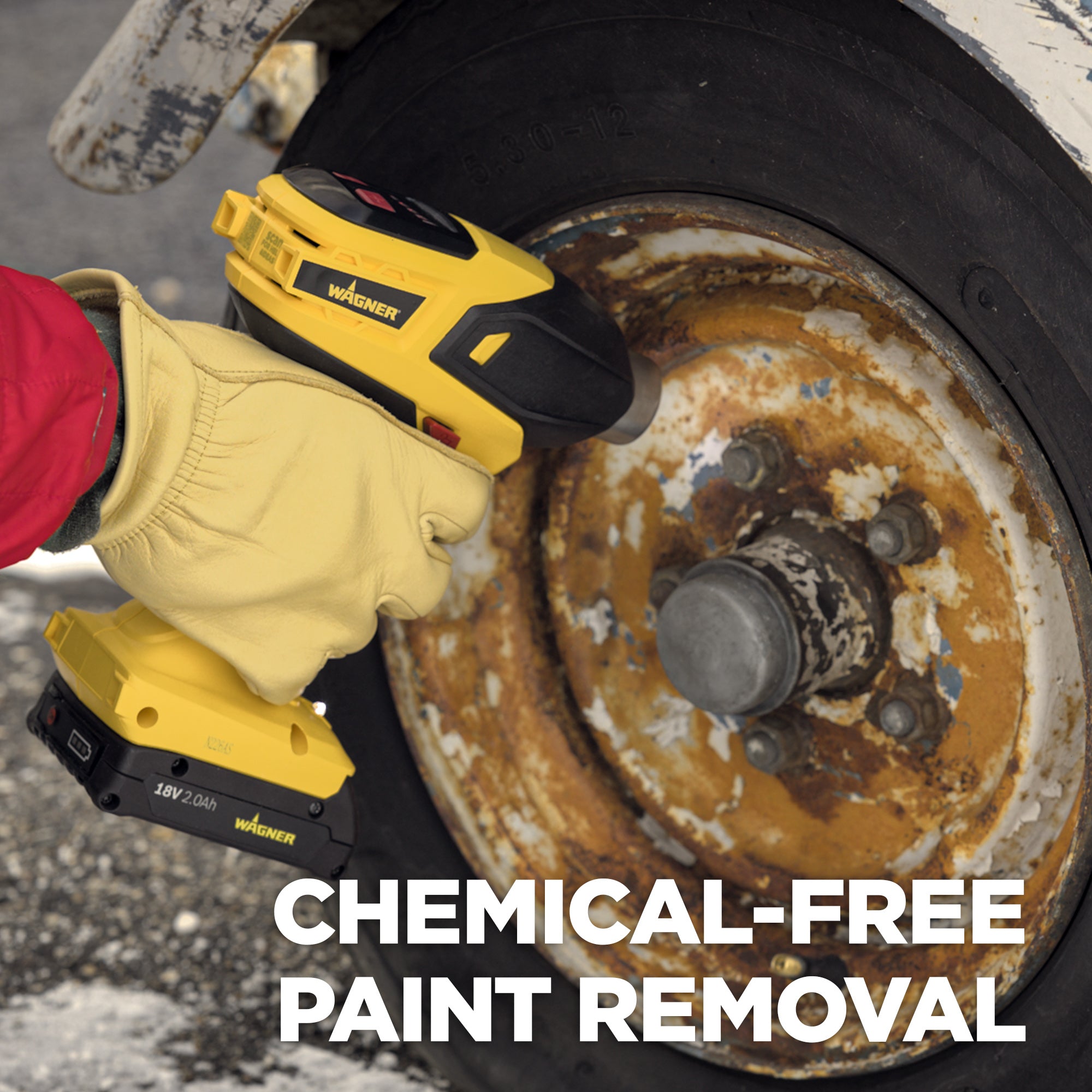 FURNO 550 18V Cordless Heat Gun w/ 1 Battery Image:7