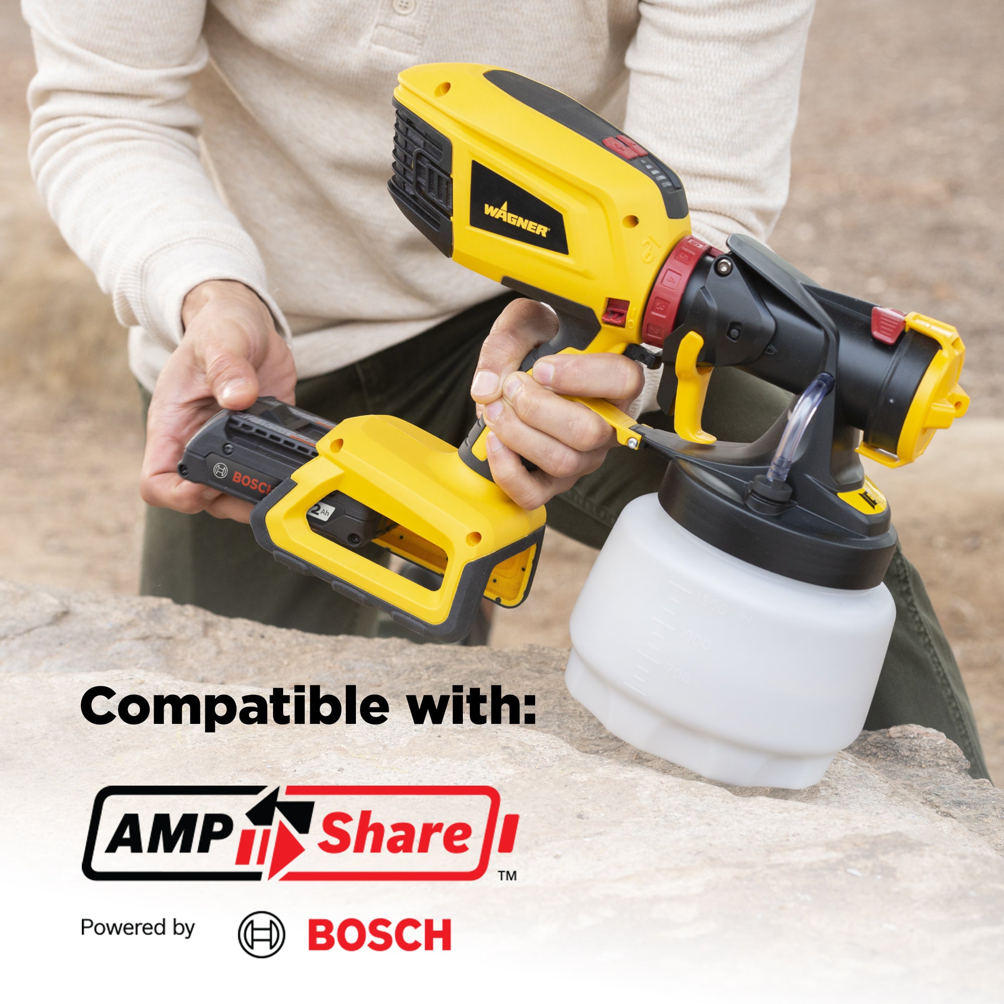 FLEXiO 3550 18V Cordless Sprayer – Bosch Battery Image:9