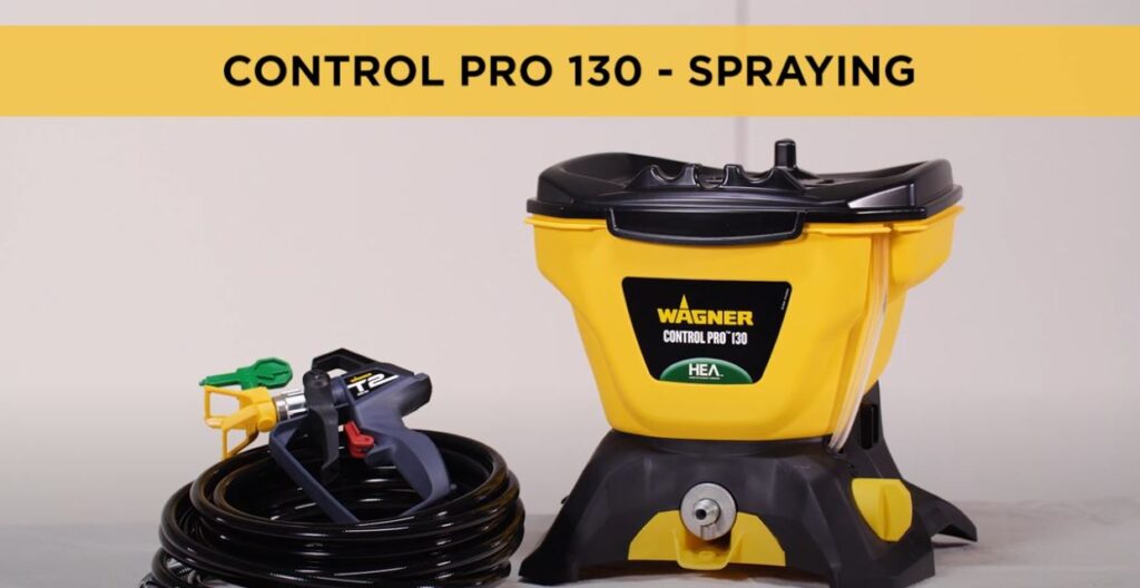 Control Pro 130 with T2 Gun Spraying