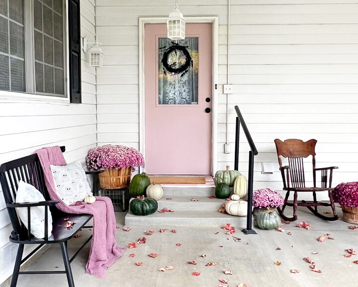 WAGNER finish pink fall porch