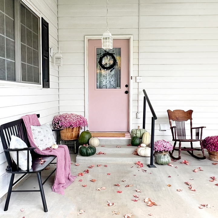 WAGNER finish pink fall porch