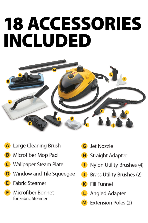 915e Steamer Accessory Chart