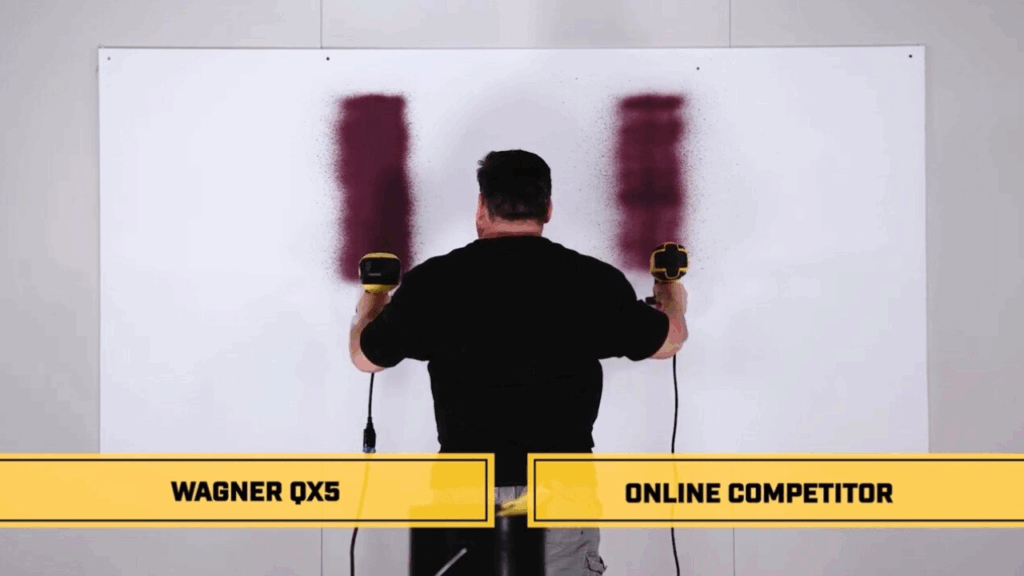 Unthinned Paint QX5 vs Online Competitor